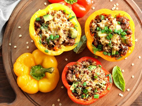 Bulgur-Stuffed Peppers