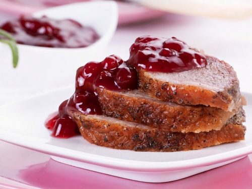 Goose and Cranberry Sauce