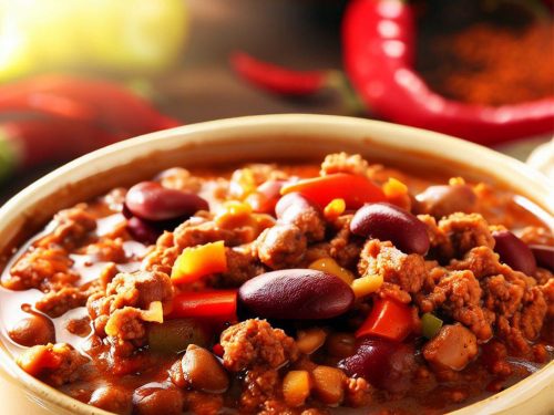 Ground Pork and Bean Chili