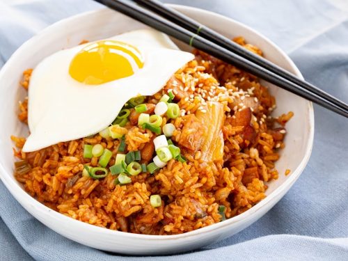 Ground Pork and Kimchi Fried Rice