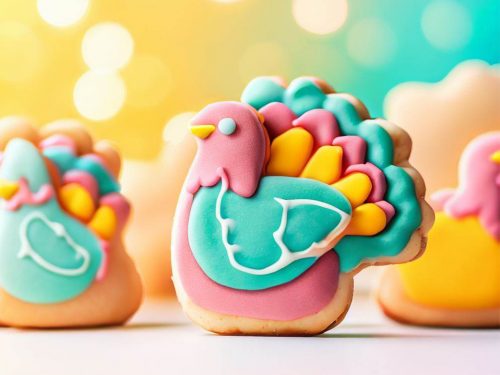 Turkey-Shaped Sugar Cookies