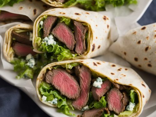 10-Minute Steak & Blue Cheese Wrap