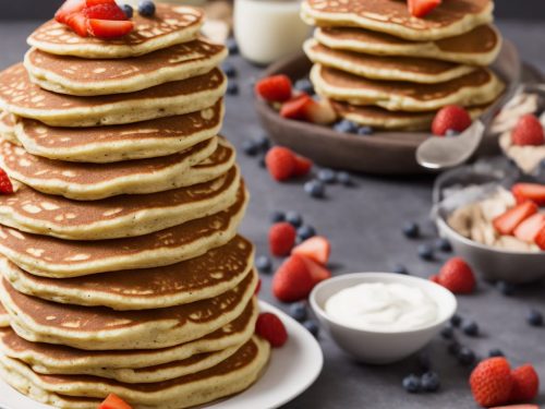 100% Whole Wheat Pancakes