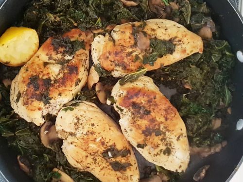 5-a-day Chicken with Kale & Pistachio Pesto