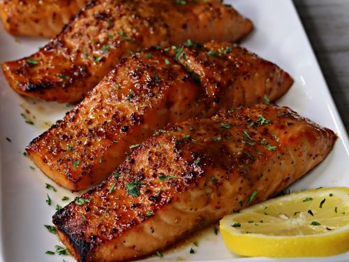 Air-Fried Bang Bang Salmon Recipe