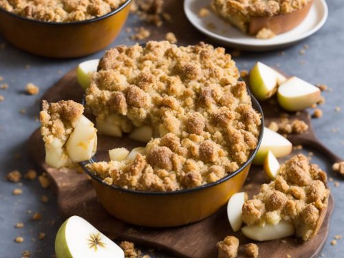 Air Fryer Apple Crumble