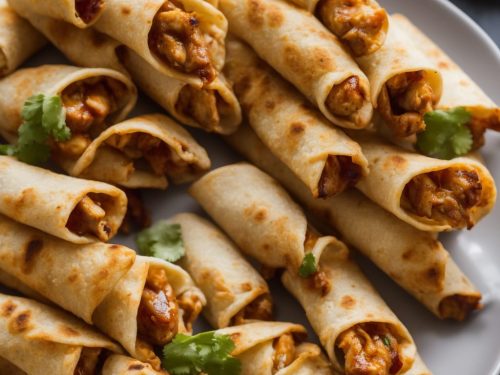 Air Fryer Chicken Taquitos