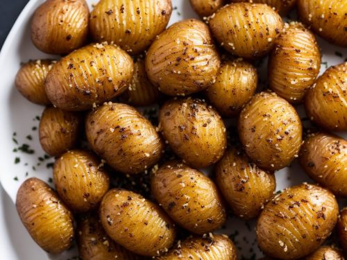 Air Fryer Hasselback Potatoes