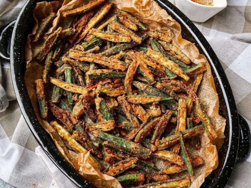 Air Fryer Okra "Fries"