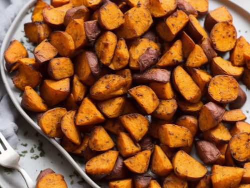 Air Fryer Roasted Sweet Potatoes