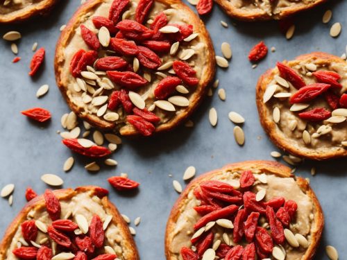 Almond Butter, Banana, Goji Berries & Sunflower Seed Tartine