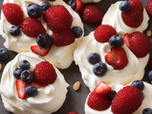 Almond Meringue with Summer Berries