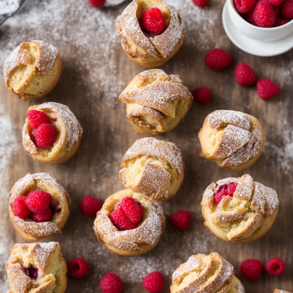 Almond & Raspberry Cruffins