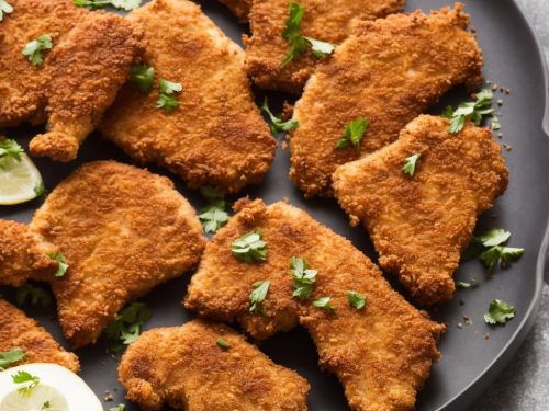 Amazingly Tasty and Crispy Chicken Schnitzel