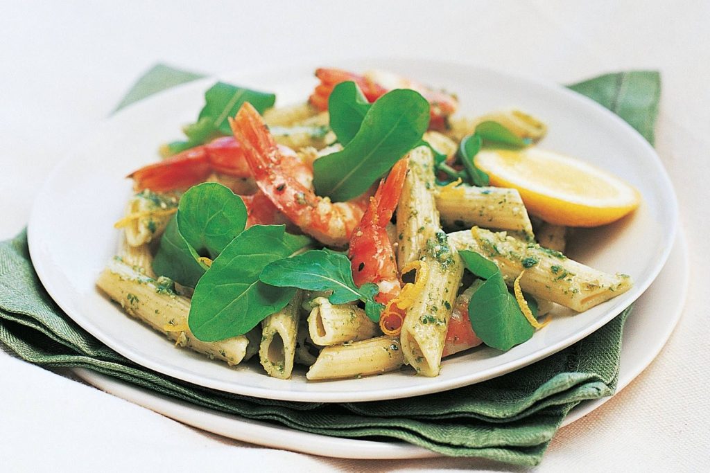 Anytime Pesto & Prawn Pasta Salad