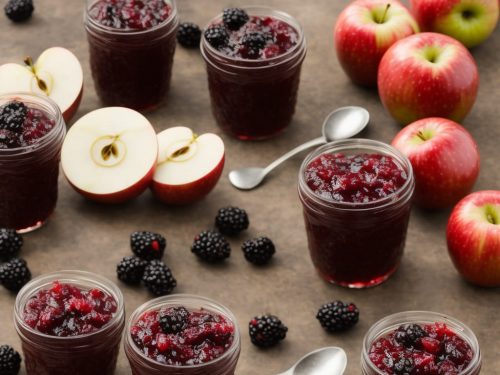 Apple and blackberry jam