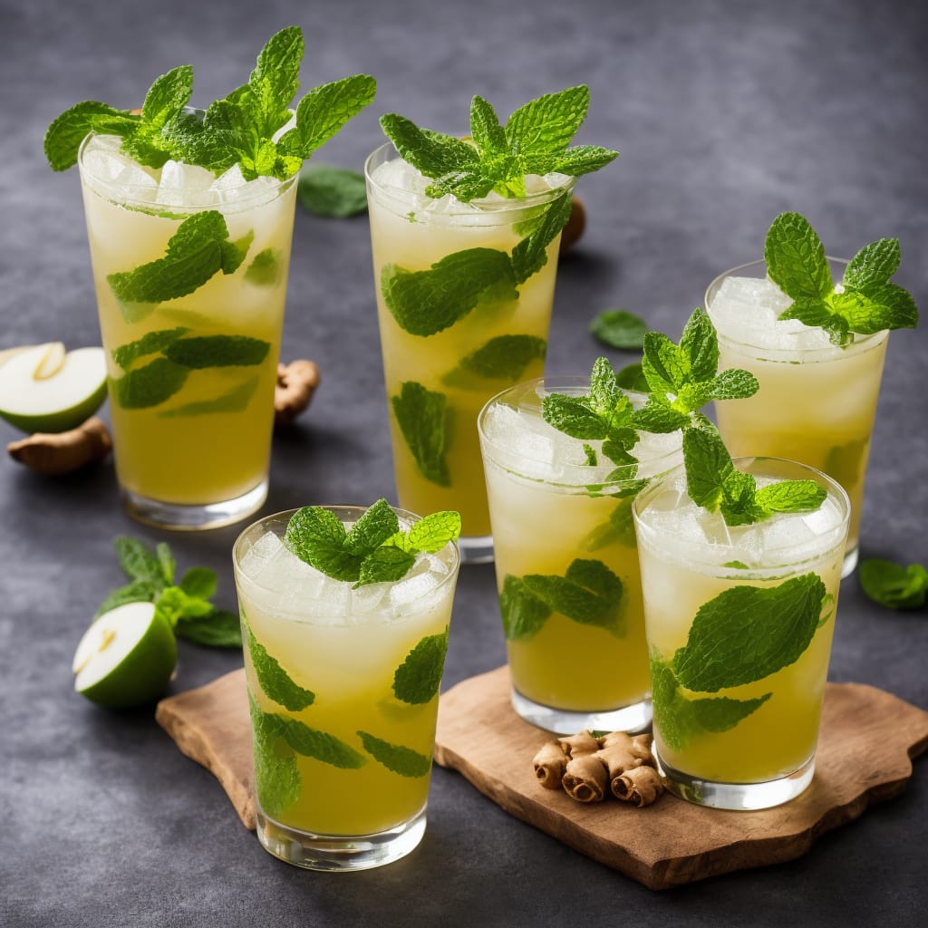 Apple & ginger mojito