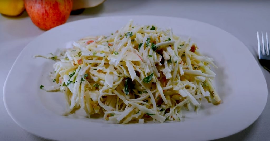 Apple Jicama Coleslaw