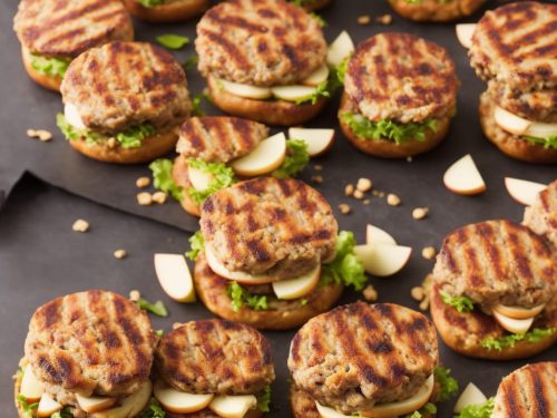 Apple & Mustard Pork Burgers