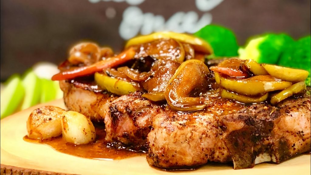 Applesauce Pork Chops