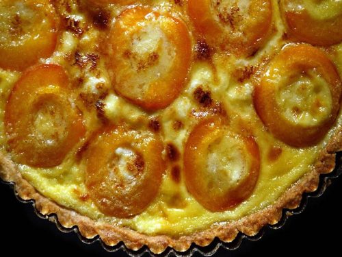 Apricot Crème Brûlée Tart