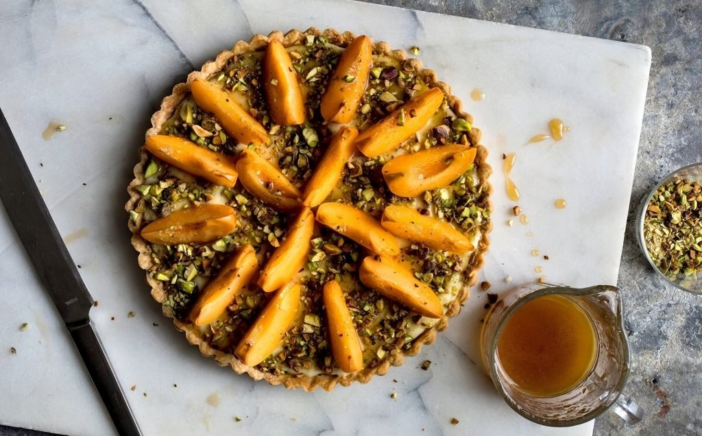 Apricot & Pistachio Frangipane Tart