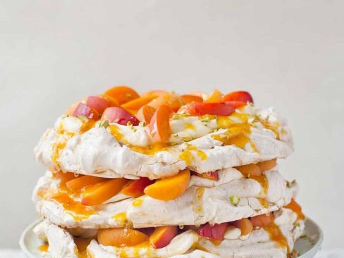 Apricot & Pistachio Pavlova