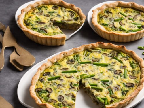 Asparagus and Mushroom Quiche