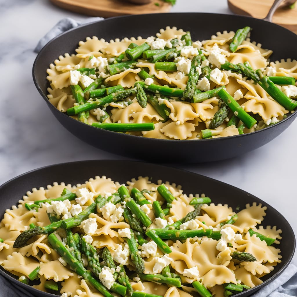 Asparagus, Chilli & Feta Farfalle