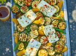 Asparagus & Courgette Salad with Feta & Sesame Seeds