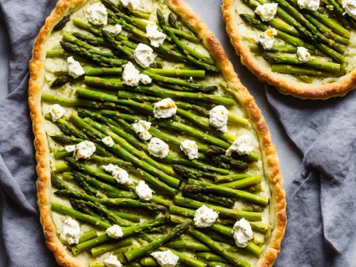 Asparagus, Lemon & Ricotta Tart