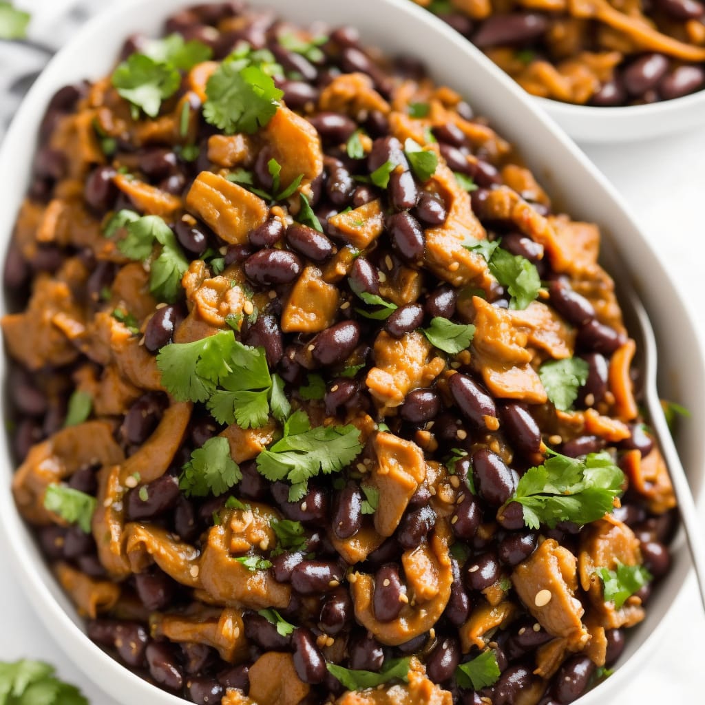 Aubergine & Black Bean Stir-Fry