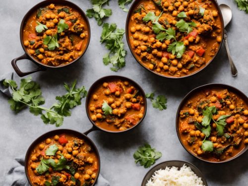 Aubergine & Chickpea Curry