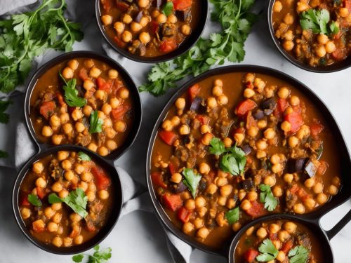 Aubergine & Chickpea Stew