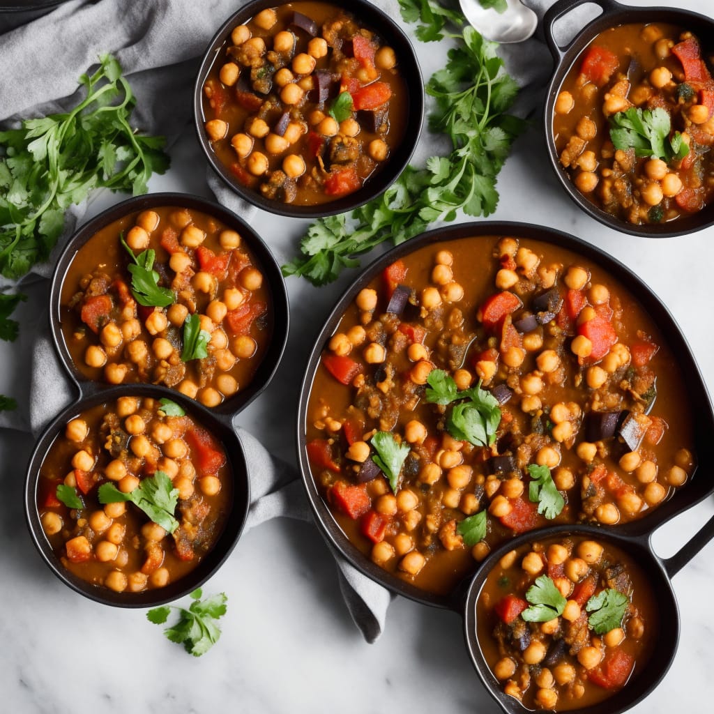 Aubergine & Chickpea Stew