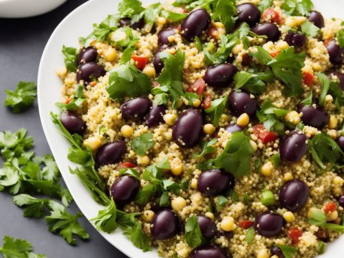 Aubergine Couscous Salad