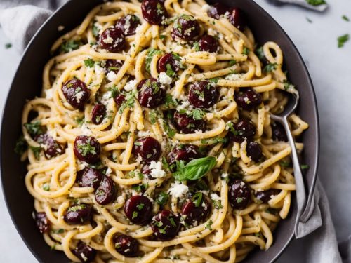 Aubergine & Goat's Cheese Pasta