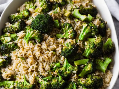 Avocado, Roasted Broccoli & Sesame Rice Salad