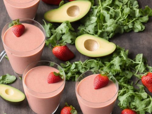 Avocado & strawberry smoothie