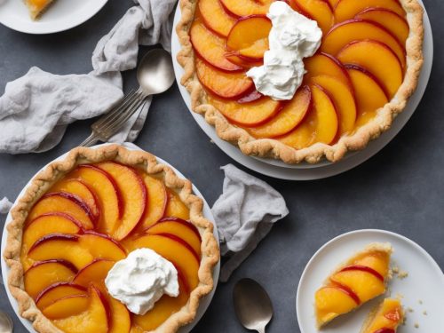 Award Winning Peaches and Cream Pie