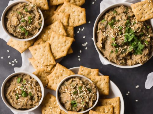 Baba Ganoush & Sesame Crackers