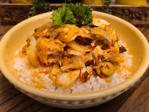 Bacalao a la Vizcaina (Basque-Style Codfish Stew)