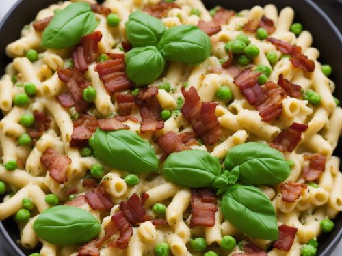 Bacon, Pea & Basil Macaroni