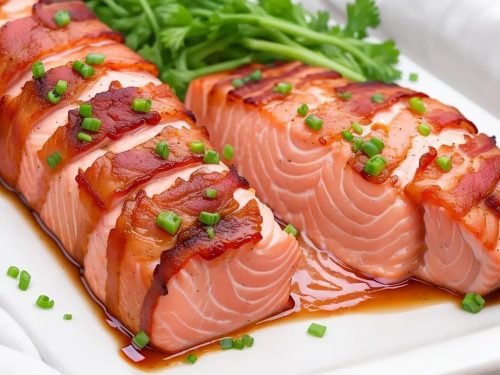 Bacon-Wrapped Salmon Recipe