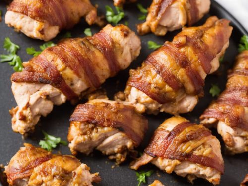 Bacon-Wrapped Stuffed Chicken Breasts in the Air Fryer