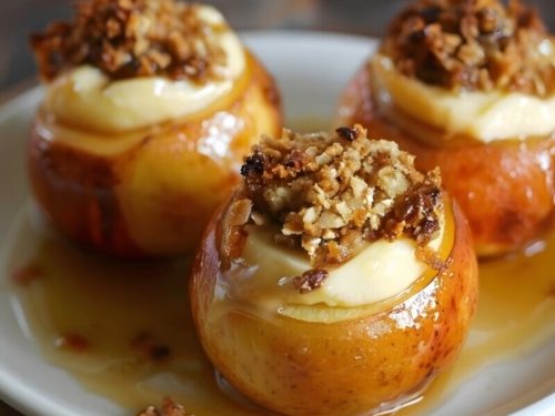 Baked Apples with Prunes, Cinnamon & Ginger