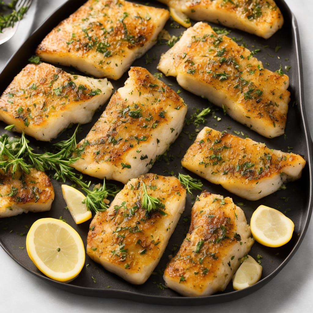 Baked Butter Herb Perch Fillets