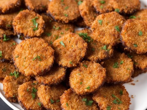 Baked "Fried" Breaded Eggplant Recipe