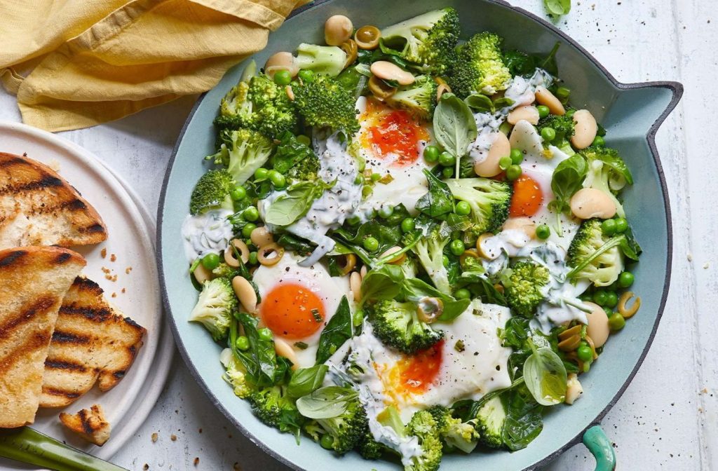 Baked Green Eggs