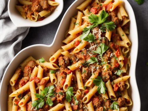 Baked Penne with Italian Sausage Recipe